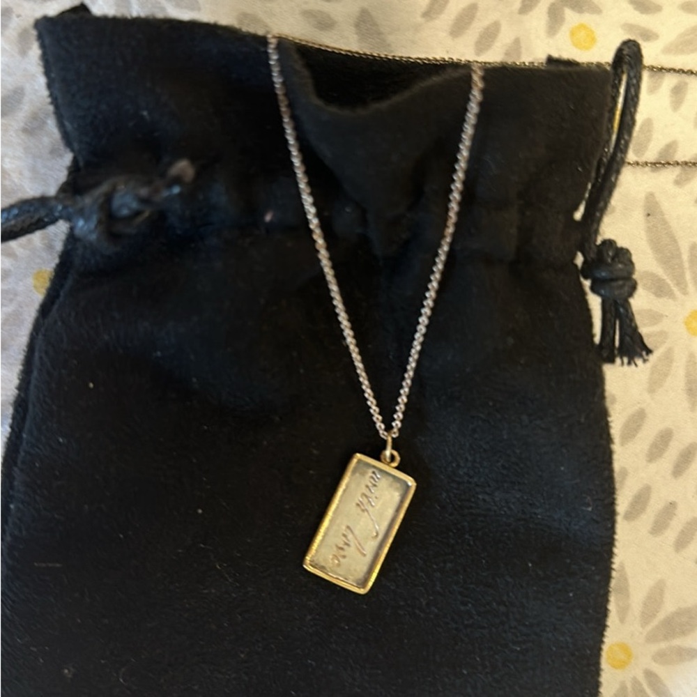 Stella & Dot Sterling silver 925 With Love Pendant necklace